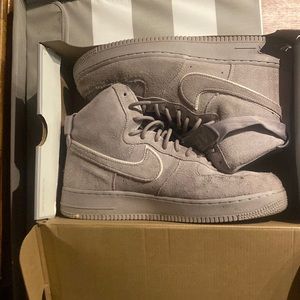 Nike Air Force-1 High 07 L78 grey suede